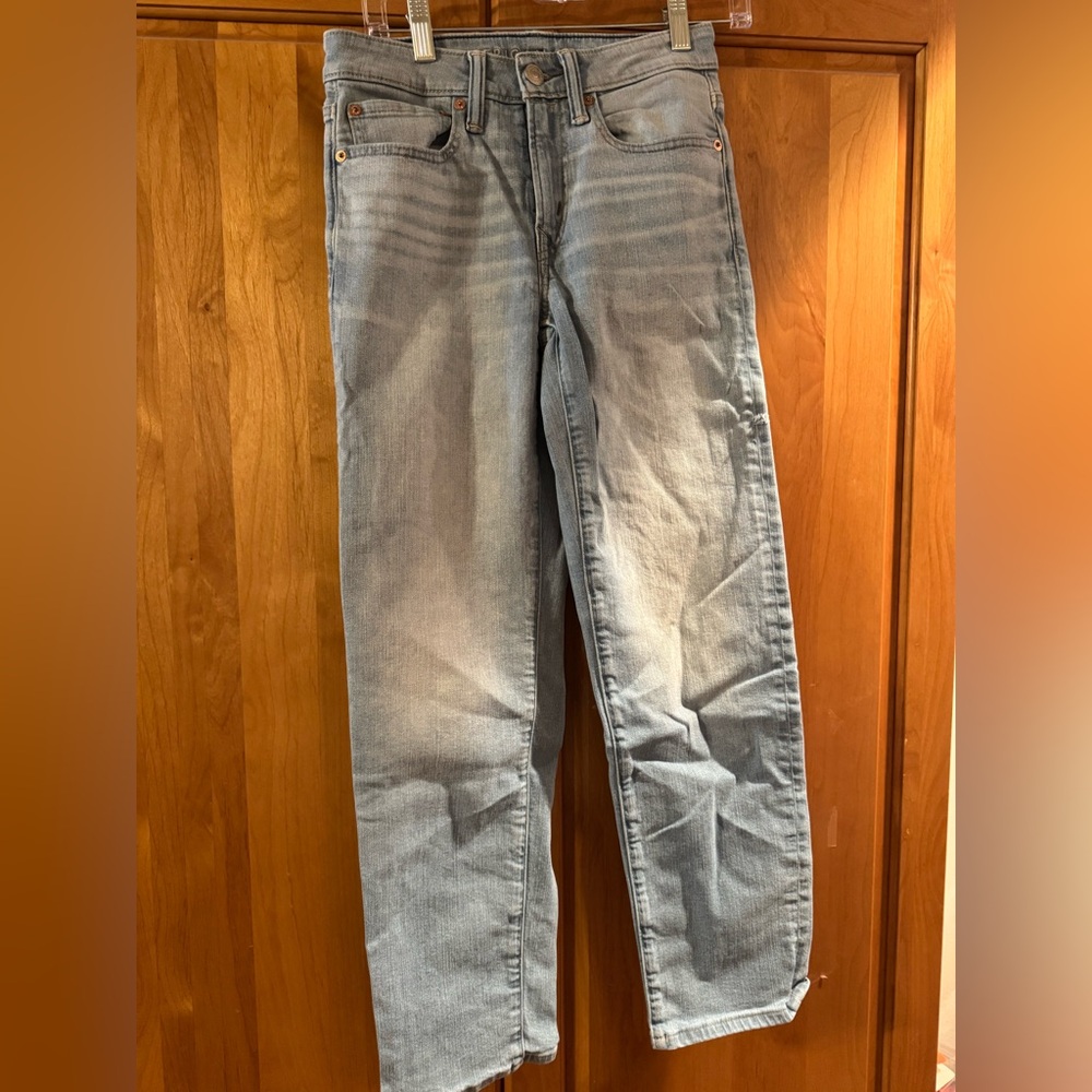 American Eagle Outfitters Light Blue Straight Jeans